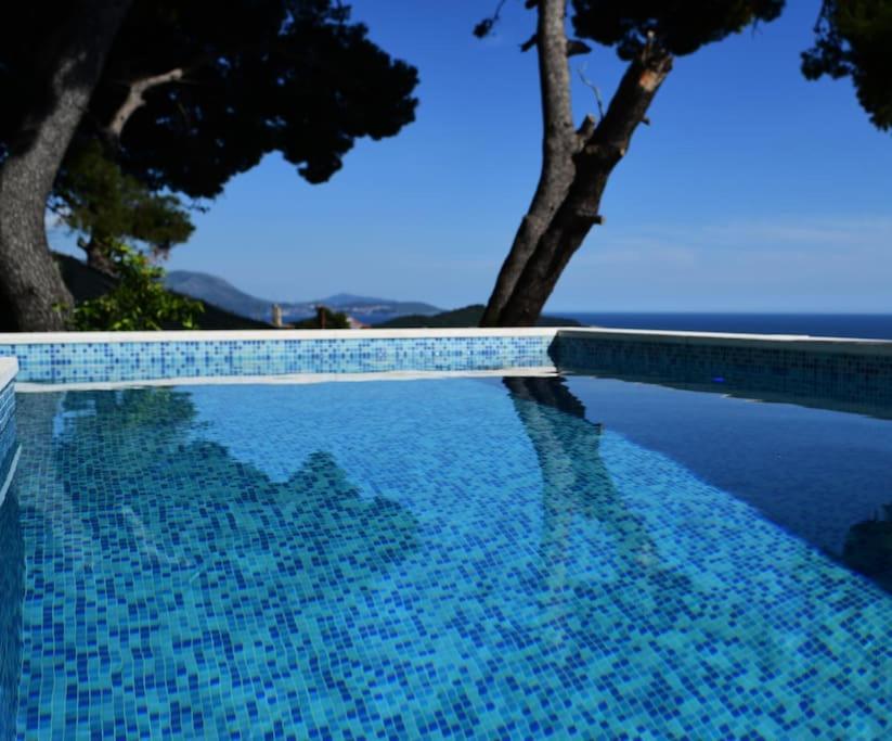 Wave N' Sea Apartment With A Private Pool Dubrovník Exteriér fotografie